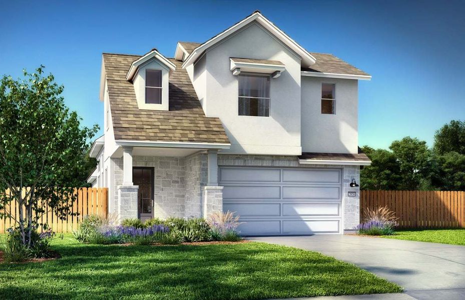 New construction Single-Family house Plan 5, 1016 Yaupon Holly Drive, Andice, TX 78628 - photo