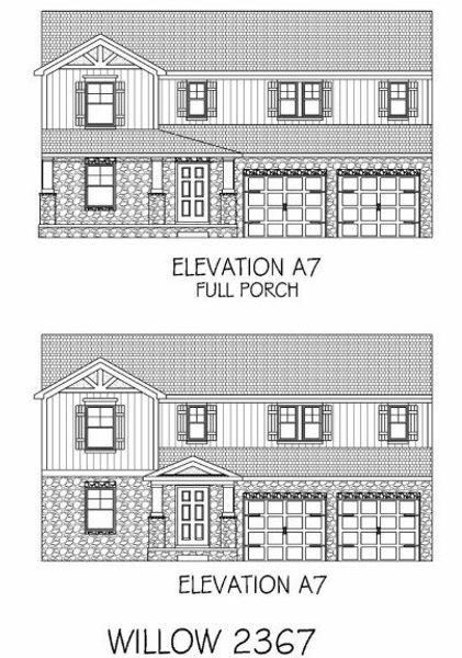 New construction Single-Family house Willow 2367, 835 Peoria Lane, Rock Hill, SC 29730 - photo