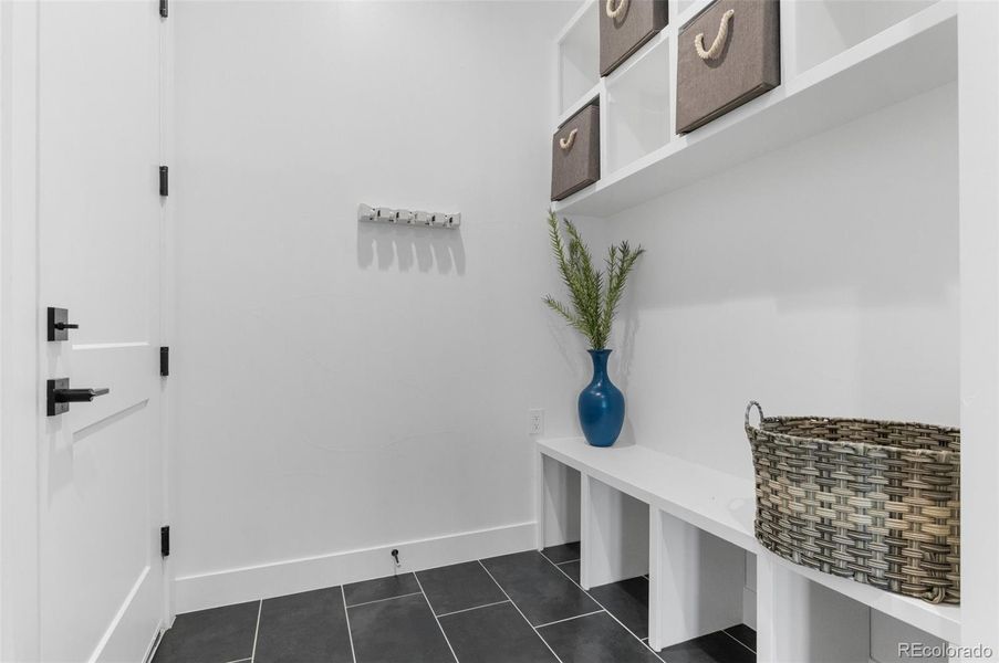 Mud room Entry to kitchen from  3 car garage