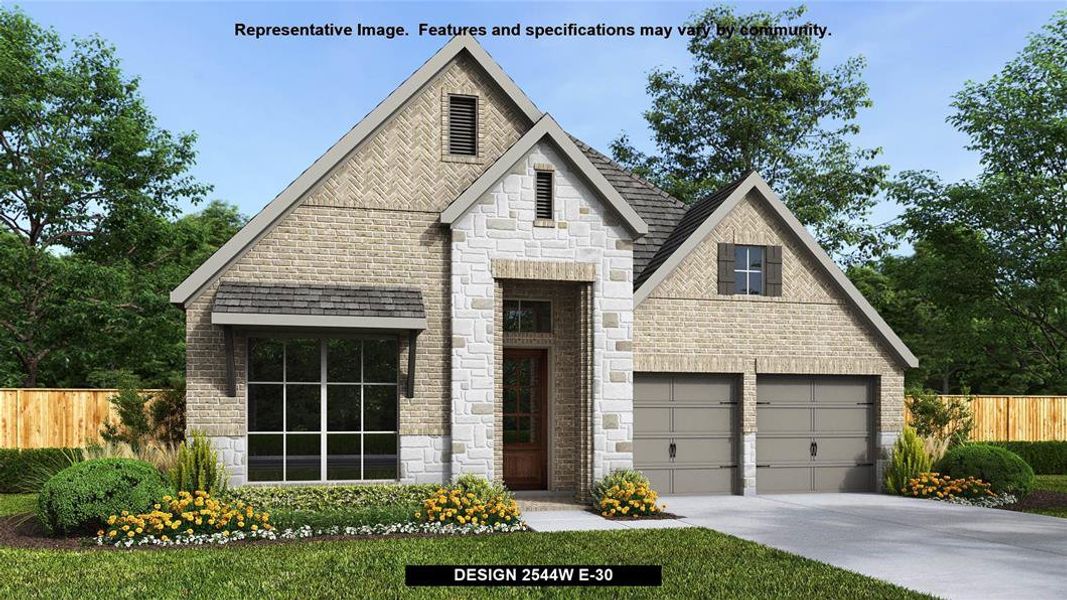 New construction Single-Family house 5844 Sean Paul Lane, Leander, TX 78641 Design 2544W- photo