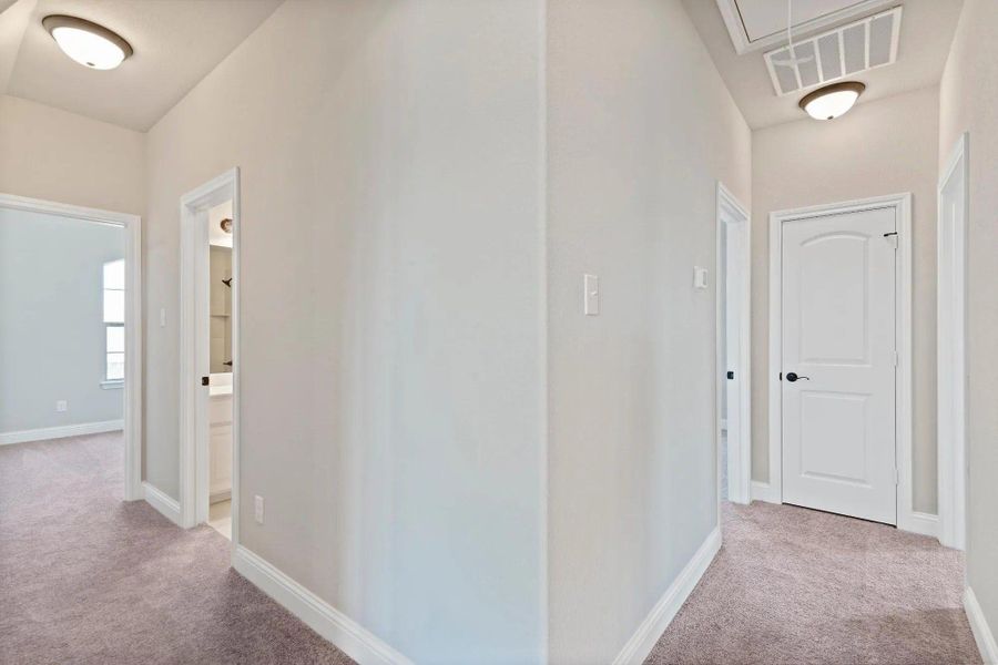 Upstairs Hallway | Concept 3015 at Belle Meadows in Cleburne, TX by Landsea Homes