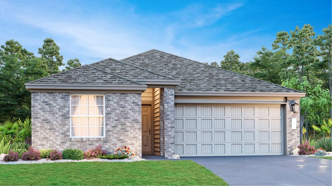 New construction Single-Family house Aplin II, 1605 Four Waters Loop, Georgetown, TX 78628 - photo