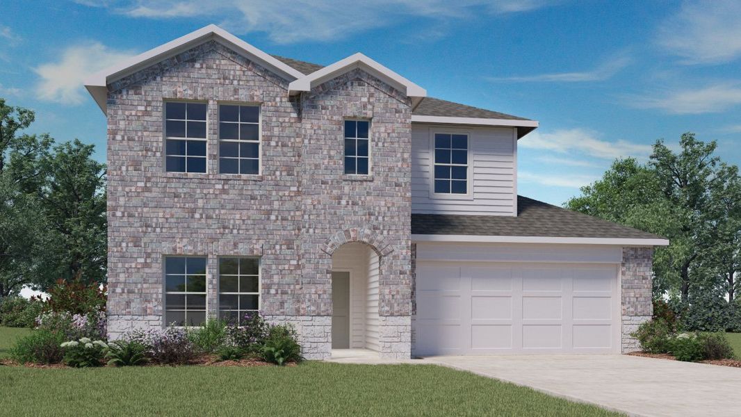 New construction Single-Family house 13713 Dismuke Drive, Manor, TX 78653 The Naples- photo