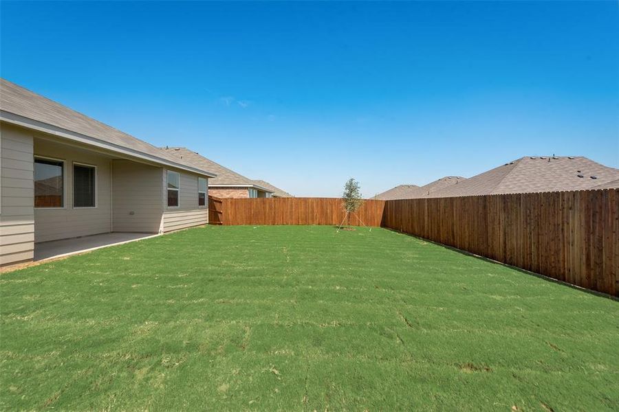 View of yard featuring a patio