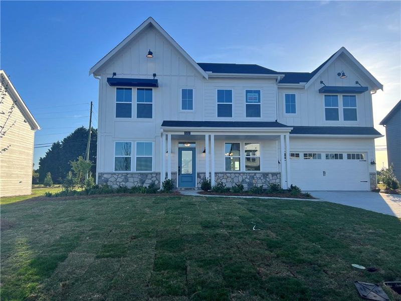 New construction Single-Family house 531 Sugar Prairie Bend, Lawrenceville, GA 30045 Foster- photo