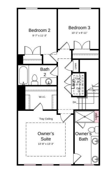Structural options added include: first floor guest suite with full bath, ledge in owner's shower.