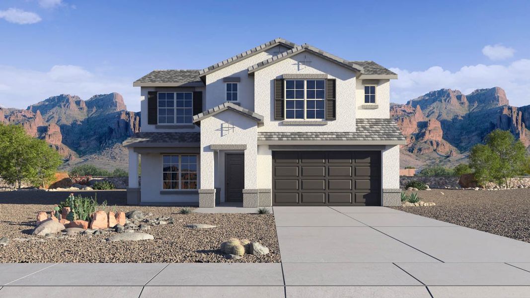 New construction Single-Family house Phoenician, 9416 North 178th Drive, Waddell, AZ 85355 - photo