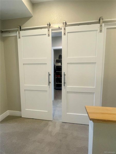 Primary Suite sliding doors