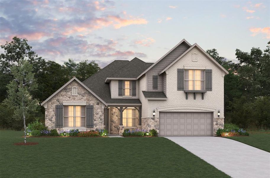 Beazer Homes Enclave at Legacy Hills Kerrville. This is not an actual photo of the home but is an actual photo of the Kerrville floorplan.