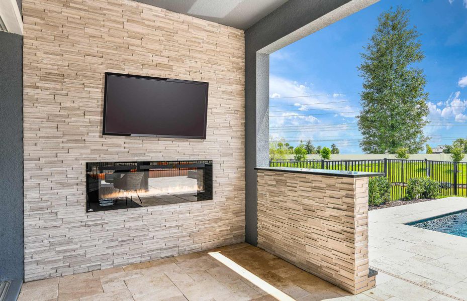 Outdoor Fireplace