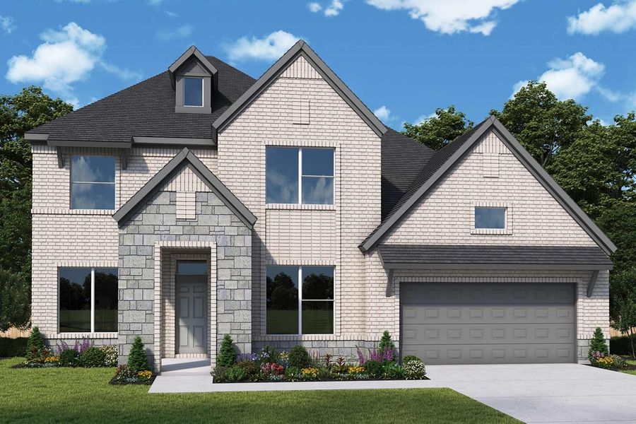New construction Single-Family house The Hillmont, 1707  South Pointe Drive, Friendswood, TX 77546 - photo