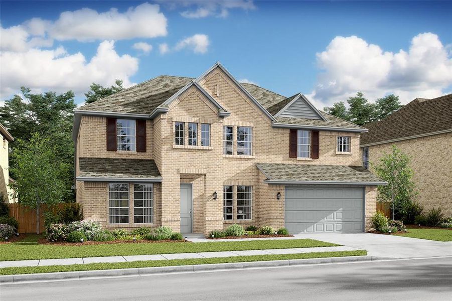 Stunning Malmo home design with elevation NA built by K. Hovnanian Homes in beautiful Westland Ranch. (*Artist rendering used for illustration purposes only.)