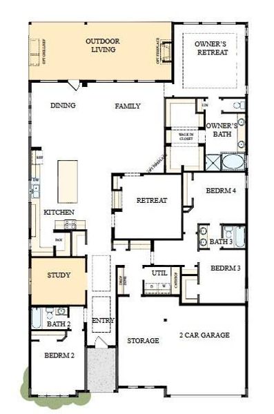 The success of a floor plan is the way you can move through it…You’ll be amazed at how well this home lives…We call it traffic patterns.