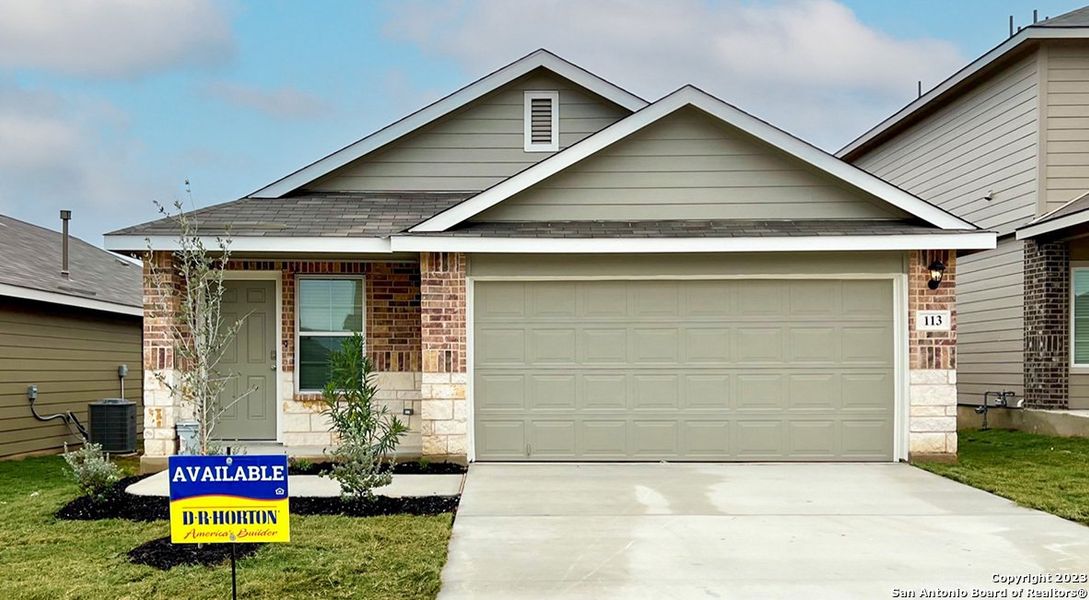 New construction Single-Family house 113 Honors Street, Floresville, TX 78114 The Diana- photo