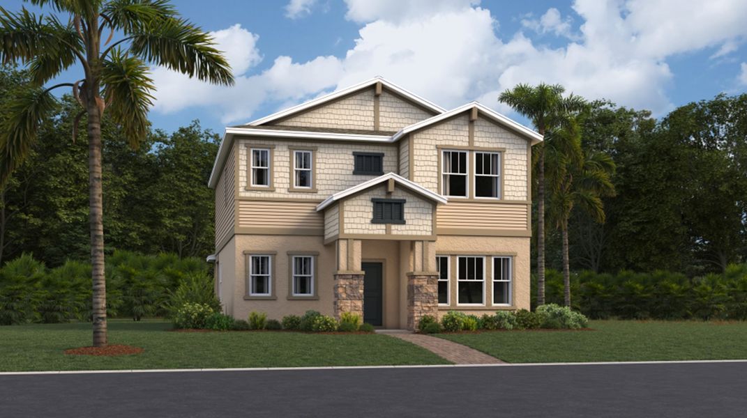 New construction Single-Family house Aurora, 3084 Country Side Drive, Apopka, FL 32712 - photo