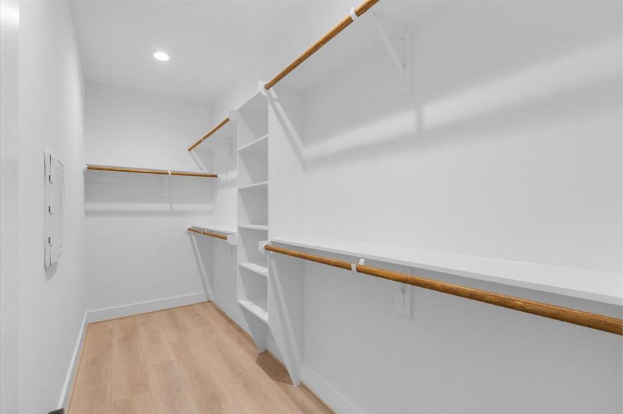 Walk-in  Closet-Primary bedroomPhotos are of another home by the same builder)