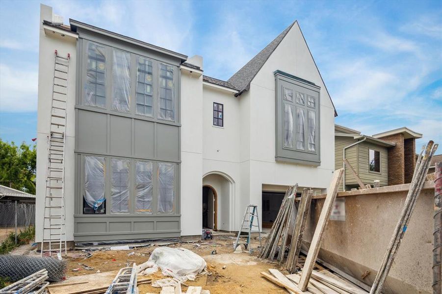 An extraordinary home by Arch Angelo Homes with a coveted location in Oak Forest.  This home is scheduled for a February 2025 completion. You will be impressed with every detail of this home and love the 12 foot ceilings throughout the first floor.   Photo as of 9/3/2024