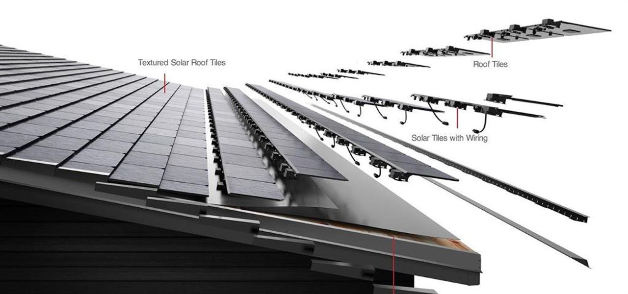 Tesla Solar Roof Tiles. Utopia Homes is partnered with Tesla to bring this technology to the residential market. Reduce dependence on fossil fuels and protect the environment by harnessing the power of the sun.