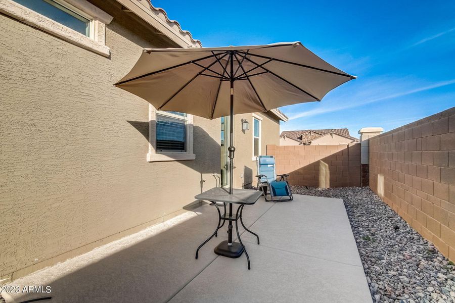 Casita Side Patio