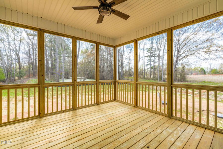 Screened porch