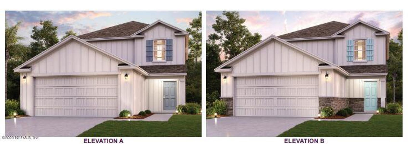 New construction Single-Family house 14790 Cashew Avenue, Jacksonville, FL 32218 Santa Rosa- photo