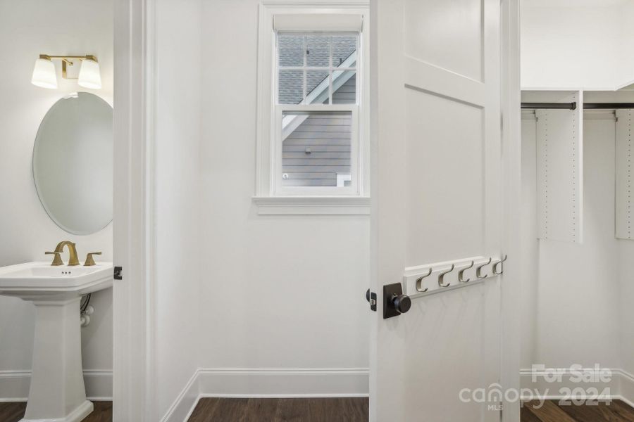 Large Custom Closet in Foyer