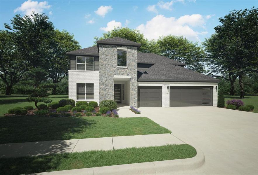 New construction Single-Family house 2025 Huntersridge Drive, Celina, TX 75009 Mercury- photo