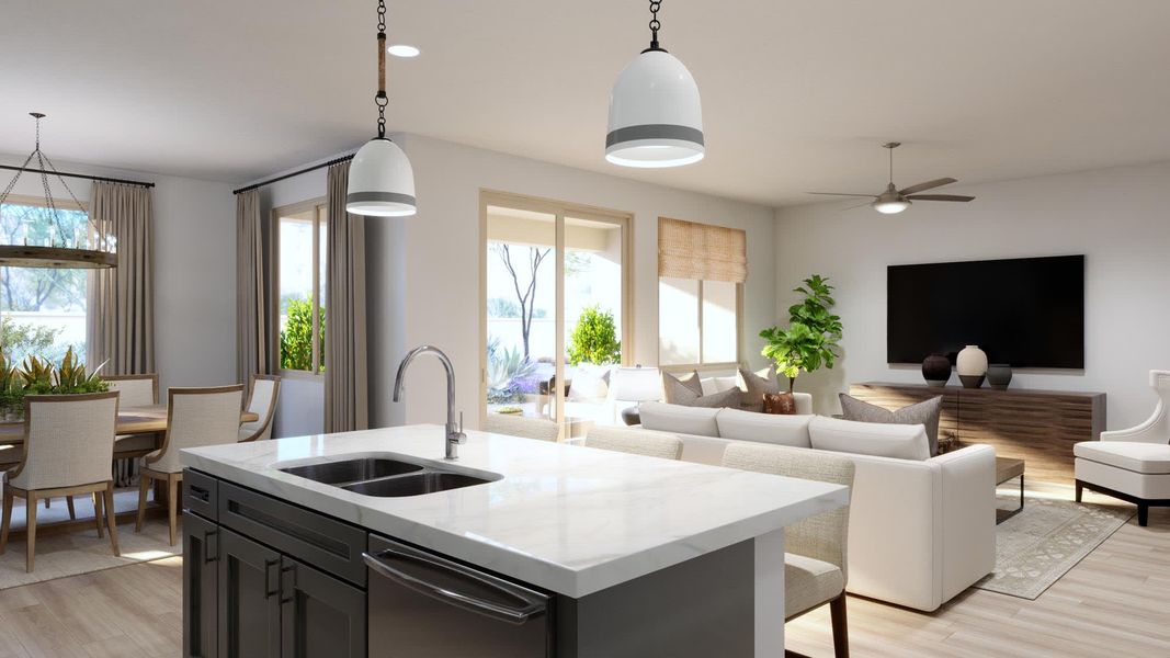 Kitchen | Fremont | Wildera – Peak Series | New Homes in San Tan Valley, AZ | Landsea Homes