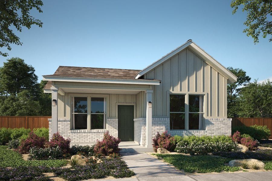 New construction Single-Family house 101 Glocken Lane, Kyle, TX 78640 Paintbrush- photo