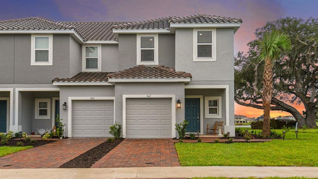 New construction Townhouse house 1301 Anchor Bend Way, Kissimmee, FL 34746 Marigold- photo