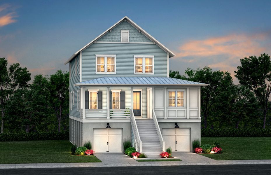New construction Single-Family house Mallard - Dock, 372 Blowing Fresh Drive, Charleston, SC 29492 - photo