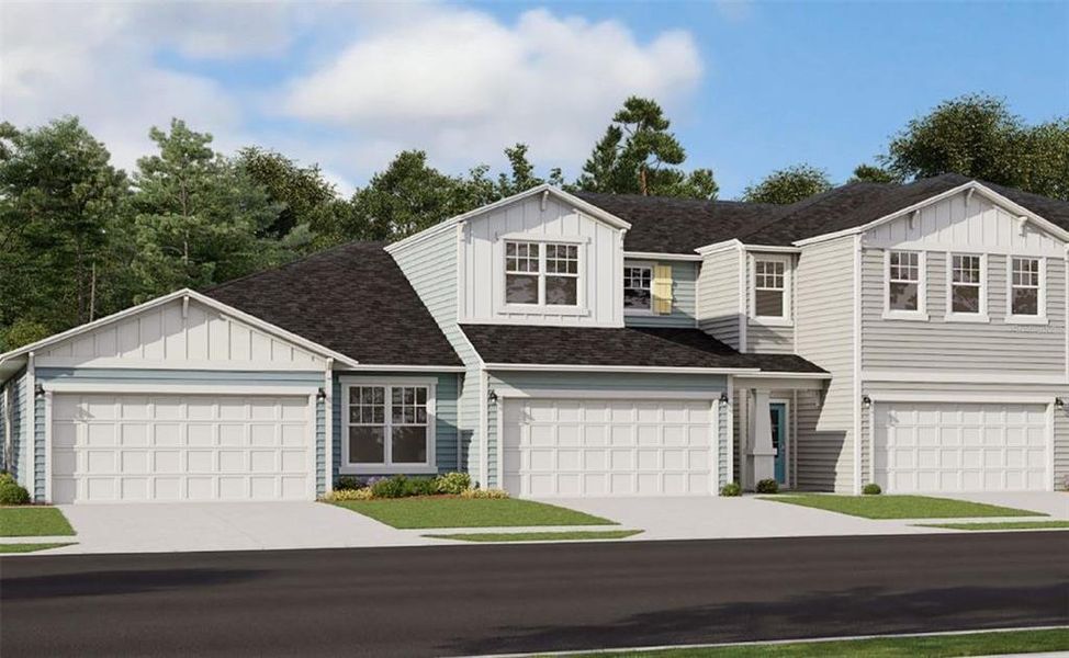 New construction Townhouse house 9113 Gulf Haven Drive, Parrish, FL 34219 - photo