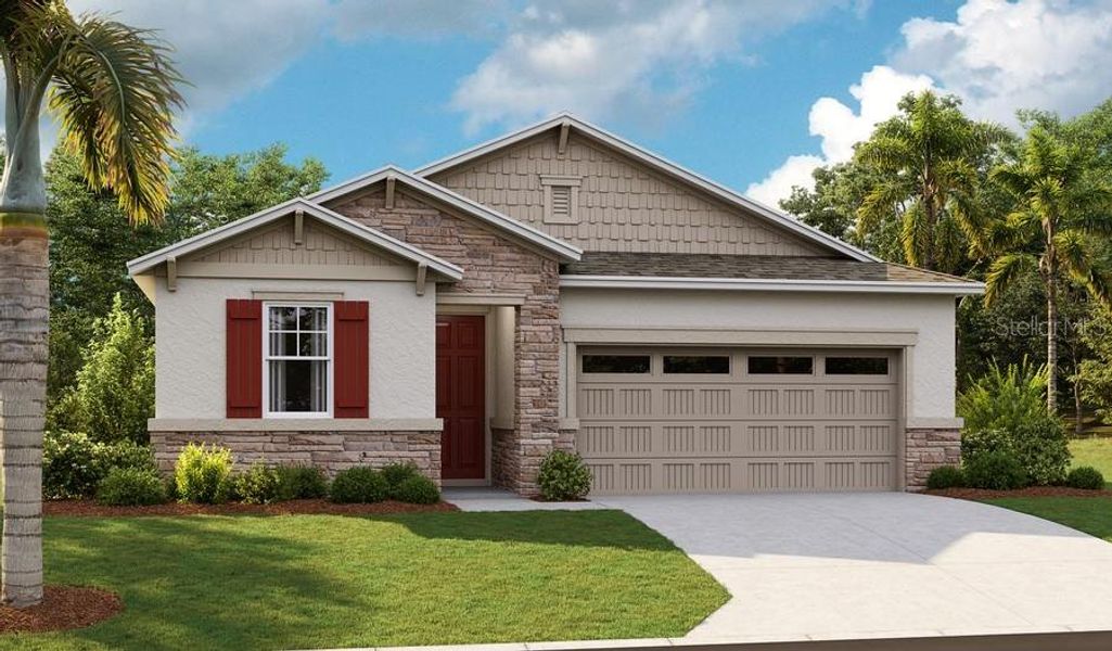 New construction Single-Family house 911 Griffon Avenue, Lake Alfred, FL 33850 Ruby- photo