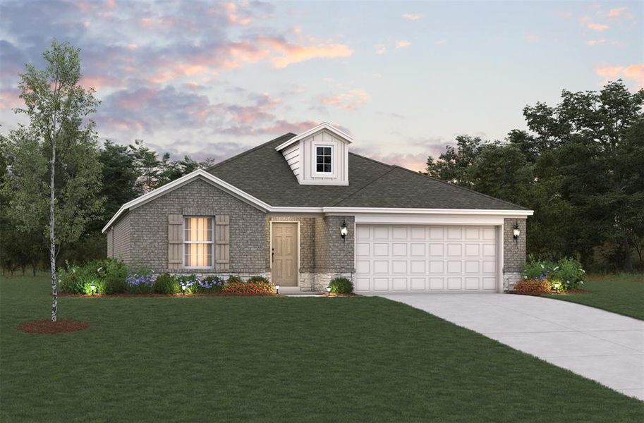 New construction Single-Family house 5116 Shady River, Denton, TX 76207 - photo