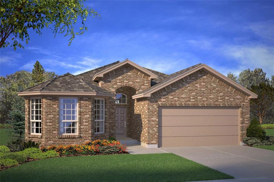 New construction Single-Family house 149 Hawksbill Lane, Rhome, TX 76078 PORTALES- photo