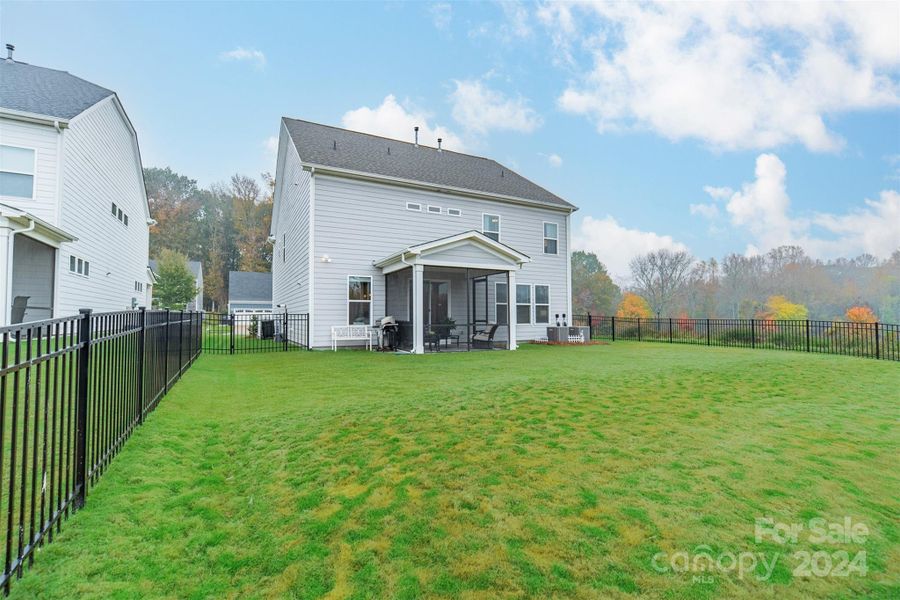 Fenced Back Yard