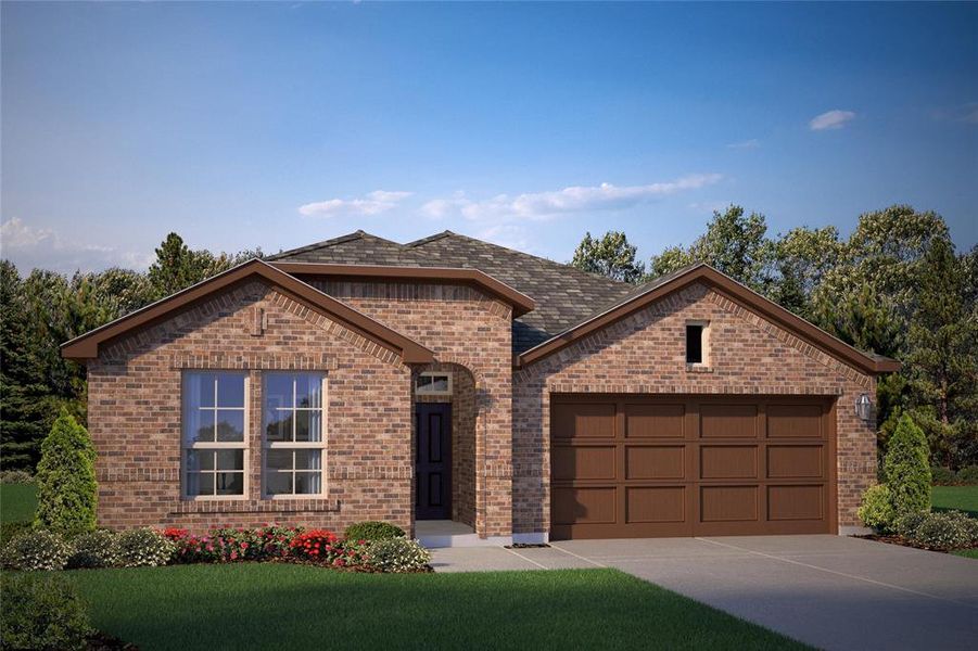 New construction Single-Family house 8468 Big Apple Drive, Fort Worth, TX 76179 LEXINGTON- photo