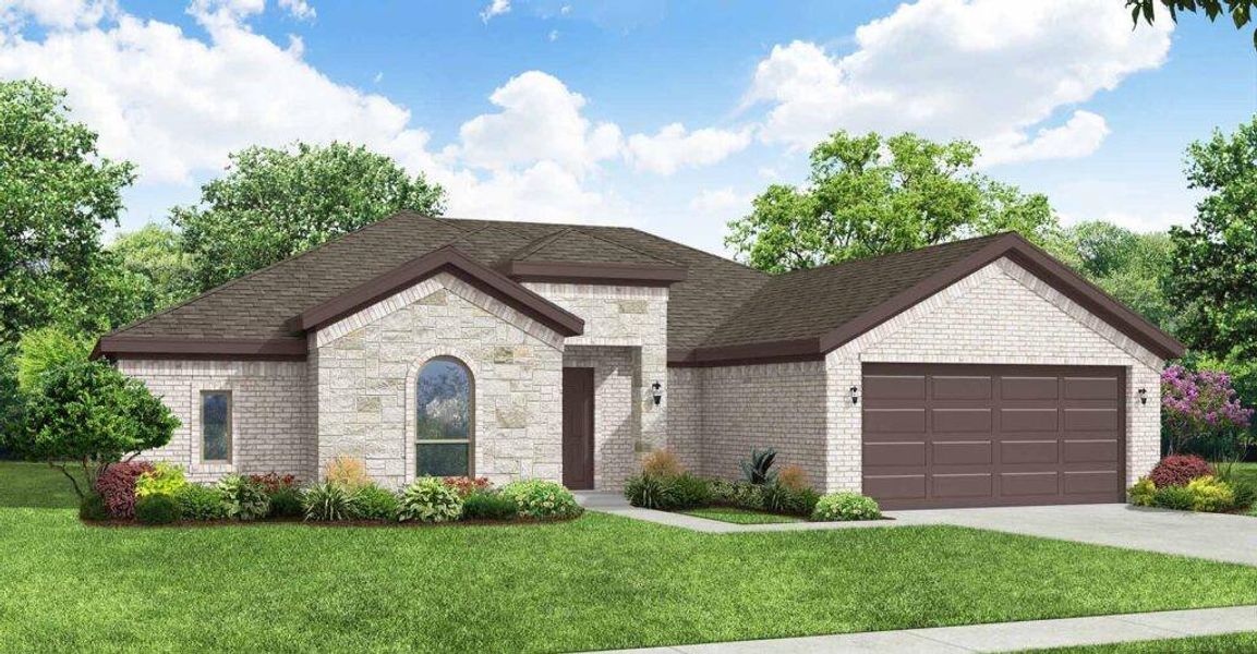 New construction Single-Family house 421 Basalt Drive, Azle, TX 76020 Alderbury II- photo
