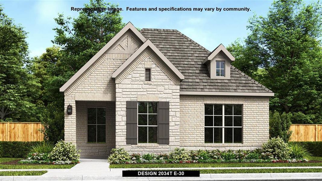 New construction Single-Family house Design 2034T, 3112 Elmwood Street, Rockwall, TX 75087 - photo