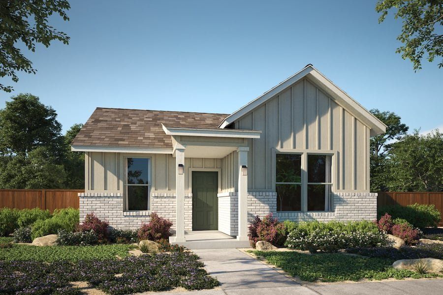 New construction Single-Family house 153 Greeneyes Way, Kyle, TX 78640 Paintbrush- photo