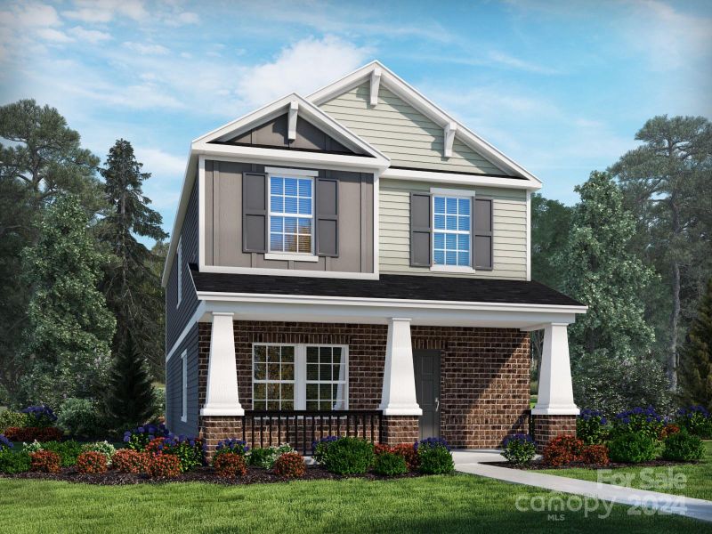 New construction Single-Family house 414 Cedar Knoll Circle, Pineville, NC 28134 Oxford II- photo