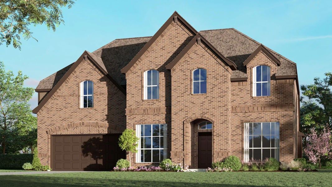 Elevation D | Concept 3135 at Abe's Landing in Granbury, TX by Landsea Homes