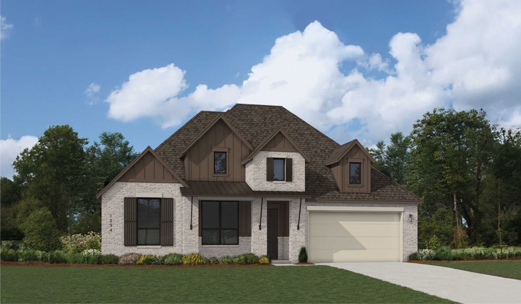 New construction Single-Family house Birchwood Plan, 2020 Tobiano Trace, Georgetown, TX 78633 - photo