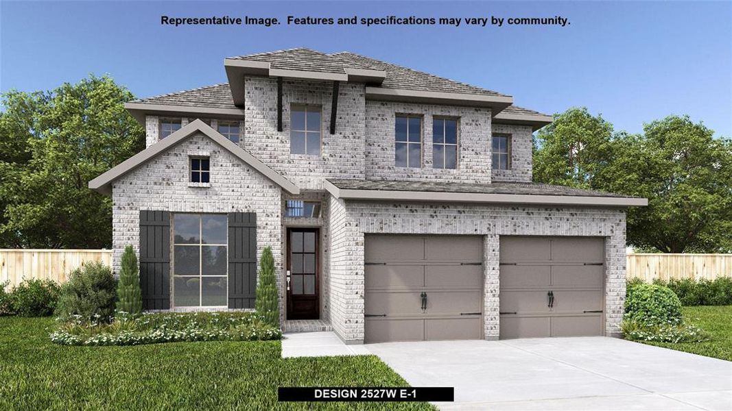 New construction Single-Family house Design 2527W, 8707 Fairway Palms Drive, Cypress, TX 77433 - photo
