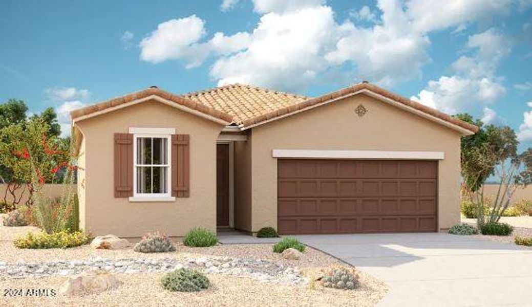 New construction Single-Family house 1965 N Westfall Lane, Casa Grande, AZ 85122 Peridot - photo