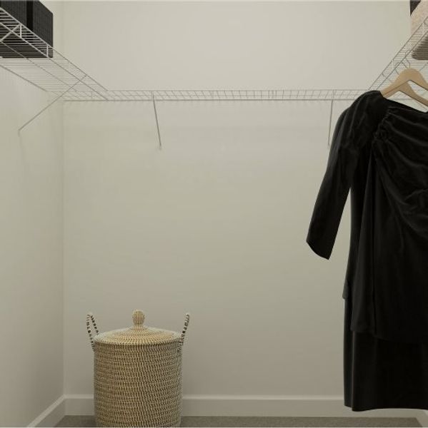 Caraway owner's suite walk-in closet