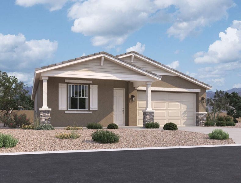 New construction Single-Family house Violet, 22808 E. Roundup Way, Queen Creek, AZ 85142 - photo