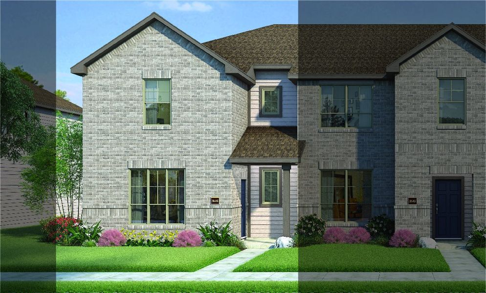 New construction Single-Family house Bowie 3B1, 2523 Memory Oaks Drive, The Woodlands, TX 77375 - photo