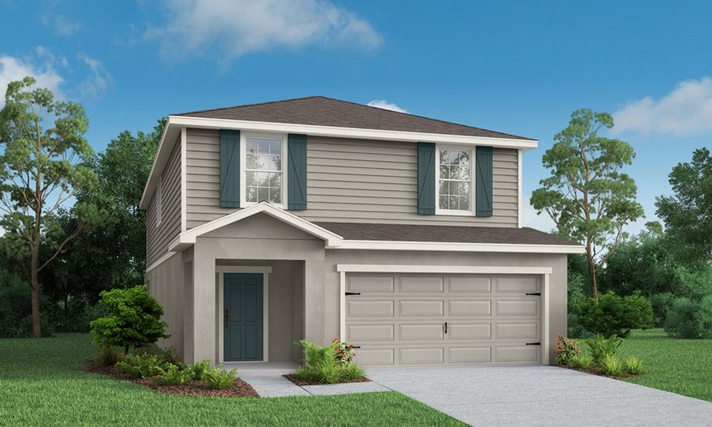 New construction Single-Family house Wesley II, 484 North Of SE 132nd St Rd, Belleview, FL 34420 - photo