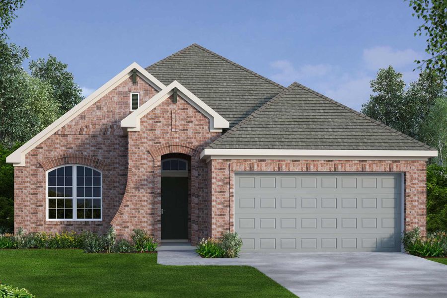 New construction Single-Family house The Allred, 1196 Wandering Brook Street, Magnolia, TX 77354 - photo